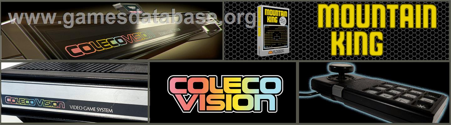 Mountain King - Coleco Vision - Artwork - Marquee