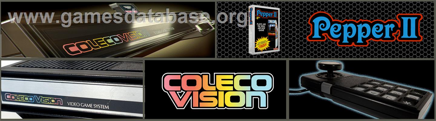Pepper II - Coleco Vision - Artwork - Marquee