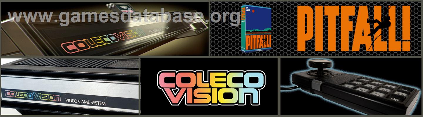 Pitfall! - Coleco Vision - Artwork - Marquee