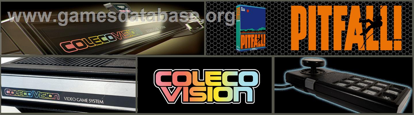 Pitfall - Coleco Vision - Artwork - Marquee