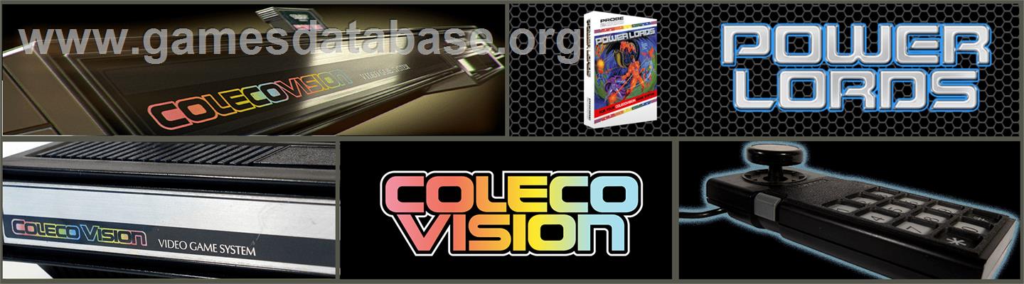 Power Lords: Quest for Volcan - Coleco Vision - Artwork - Marquee