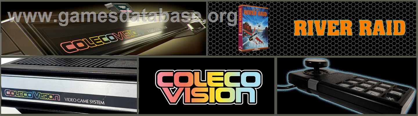 River Raid - Coleco Vision - Artwork - Marquee