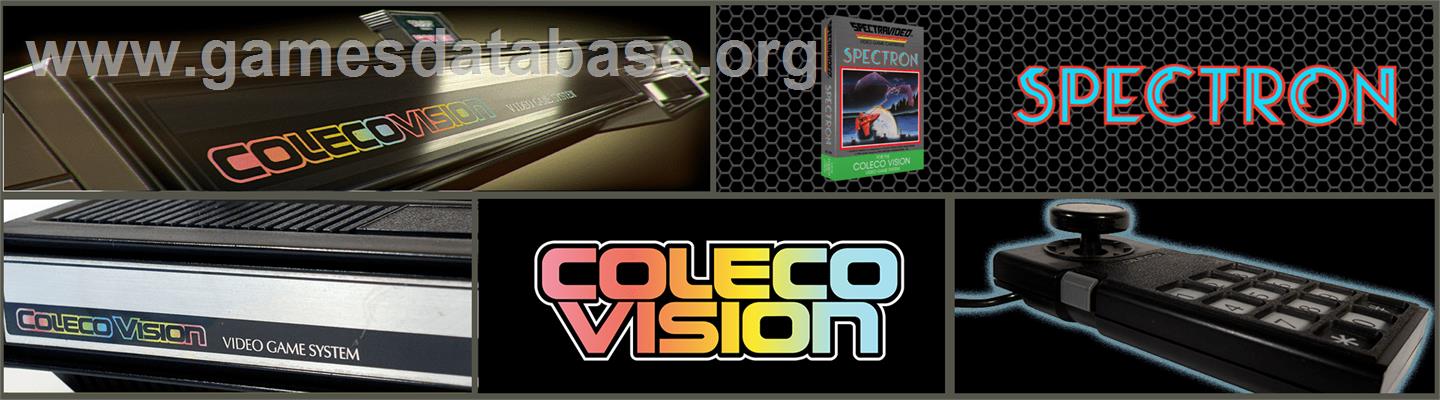 Spectron - Coleco Vision - Artwork - Marquee