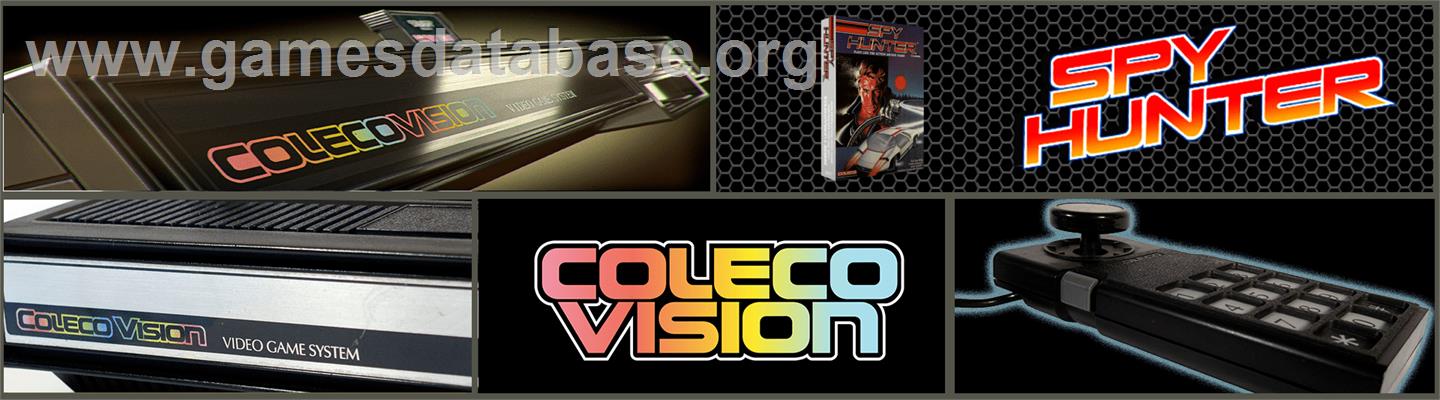 Spy Hunter - Coleco Vision - Artwork - Marquee