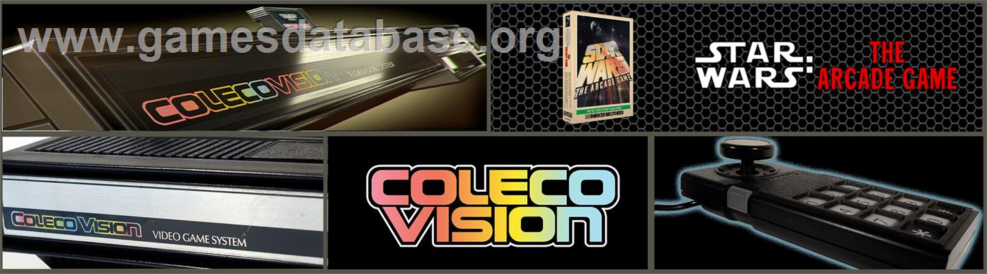 Star Wars Arcade - Coleco Vision - Artwork - Marquee