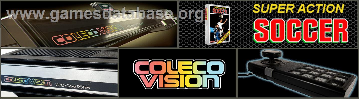 Super Action Football - Coleco Vision - Artwork - Marquee