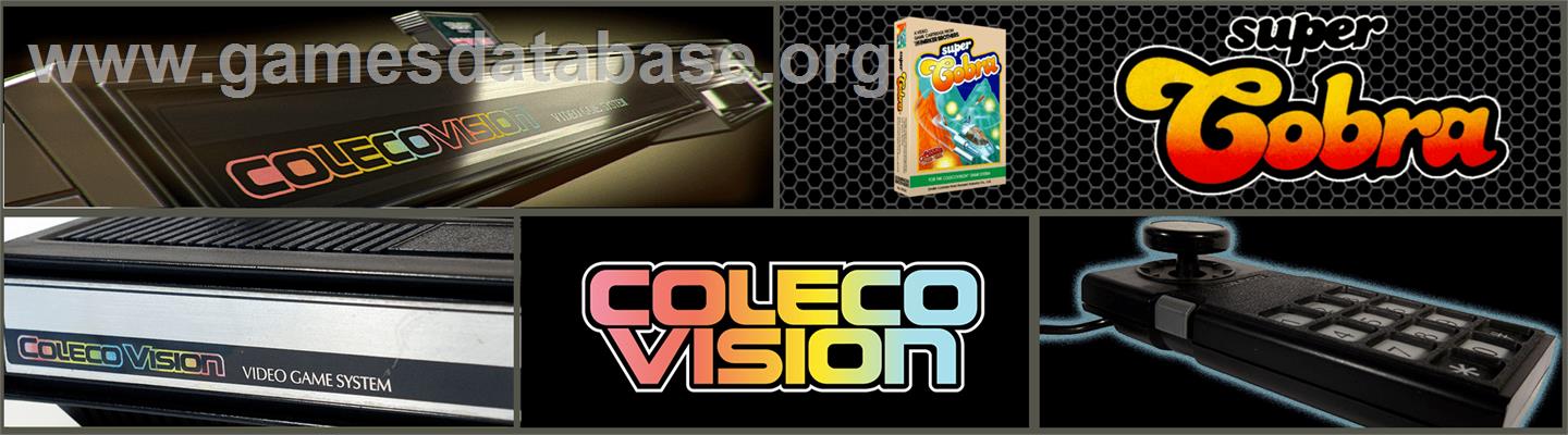 Super Cobra - Coleco Vision - Artwork - Marquee