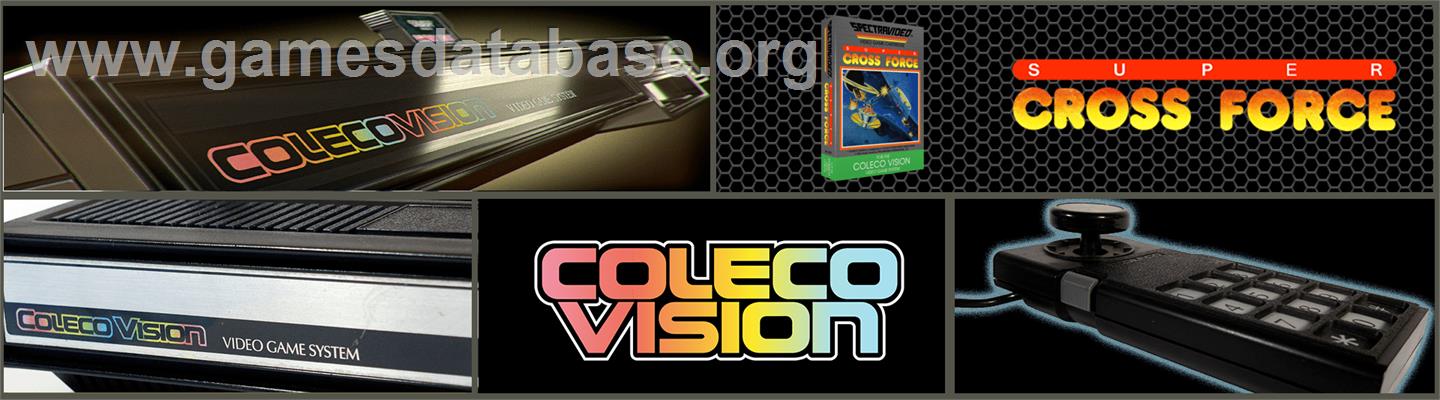 Super Cross Force - Coleco Vision - Artwork - Marquee