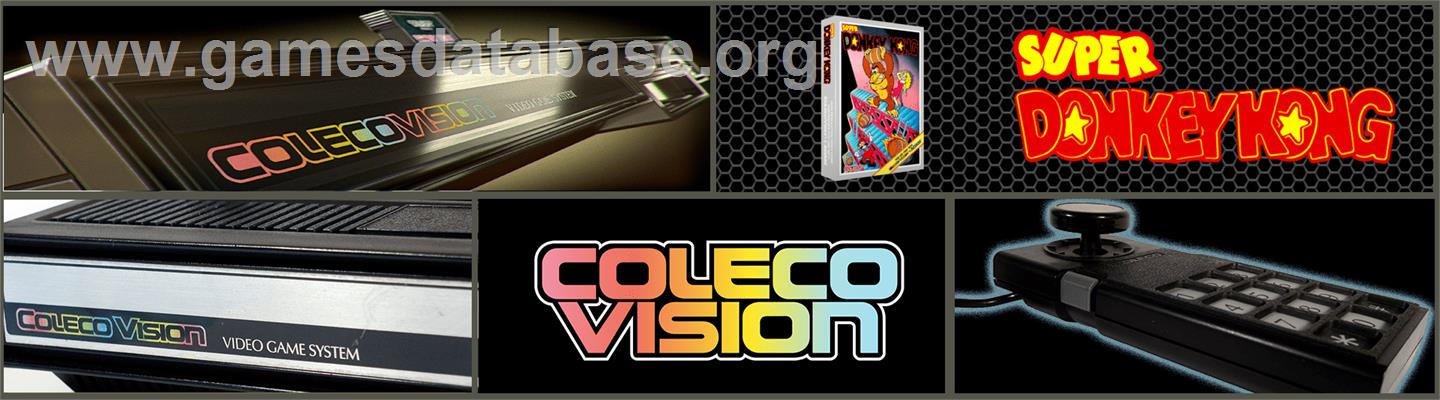 Super Dk! - Coleco Vision - Artwork - Marquee