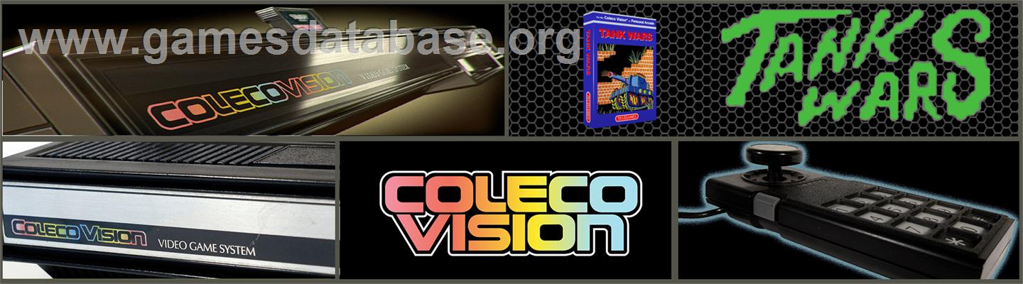 Tank Wars - Coleco Vision - Artwork - Marquee