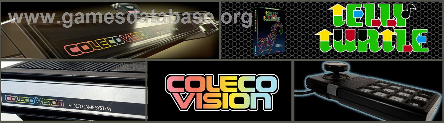 Telly Turtle - Coleco Vision - Artwork - Marquee