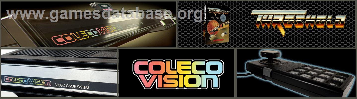 Threshold - Coleco Vision - Artwork - Marquee