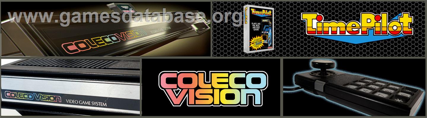 Time Pilot - Coleco Vision - Artwork - Marquee