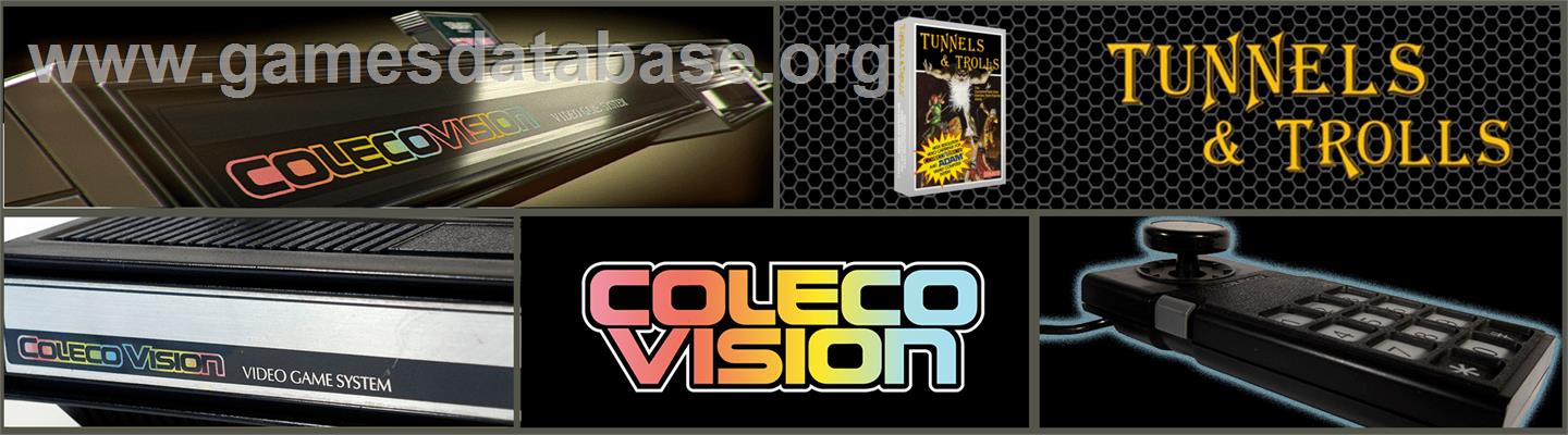 Tunnels And Trolls - Coleco Vision - Artwork - Marquee