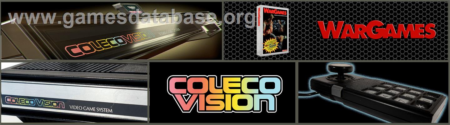 Wargames - Coleco Vision - Artwork - Marquee