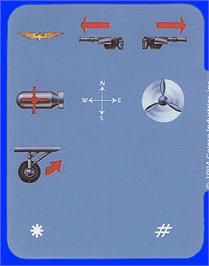 Overlay for Dam Busters, The on the Coleco Vision.