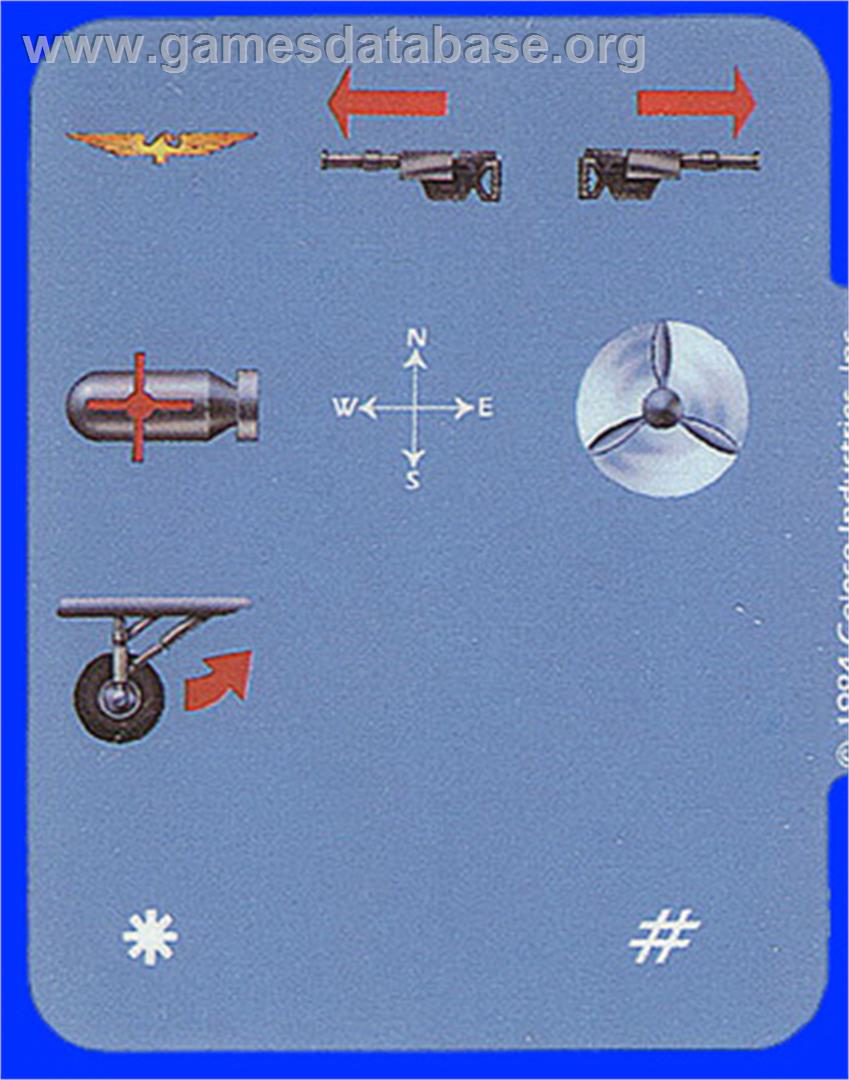 Dam Busters, The - Coleco Vision - Artwork - Overlay