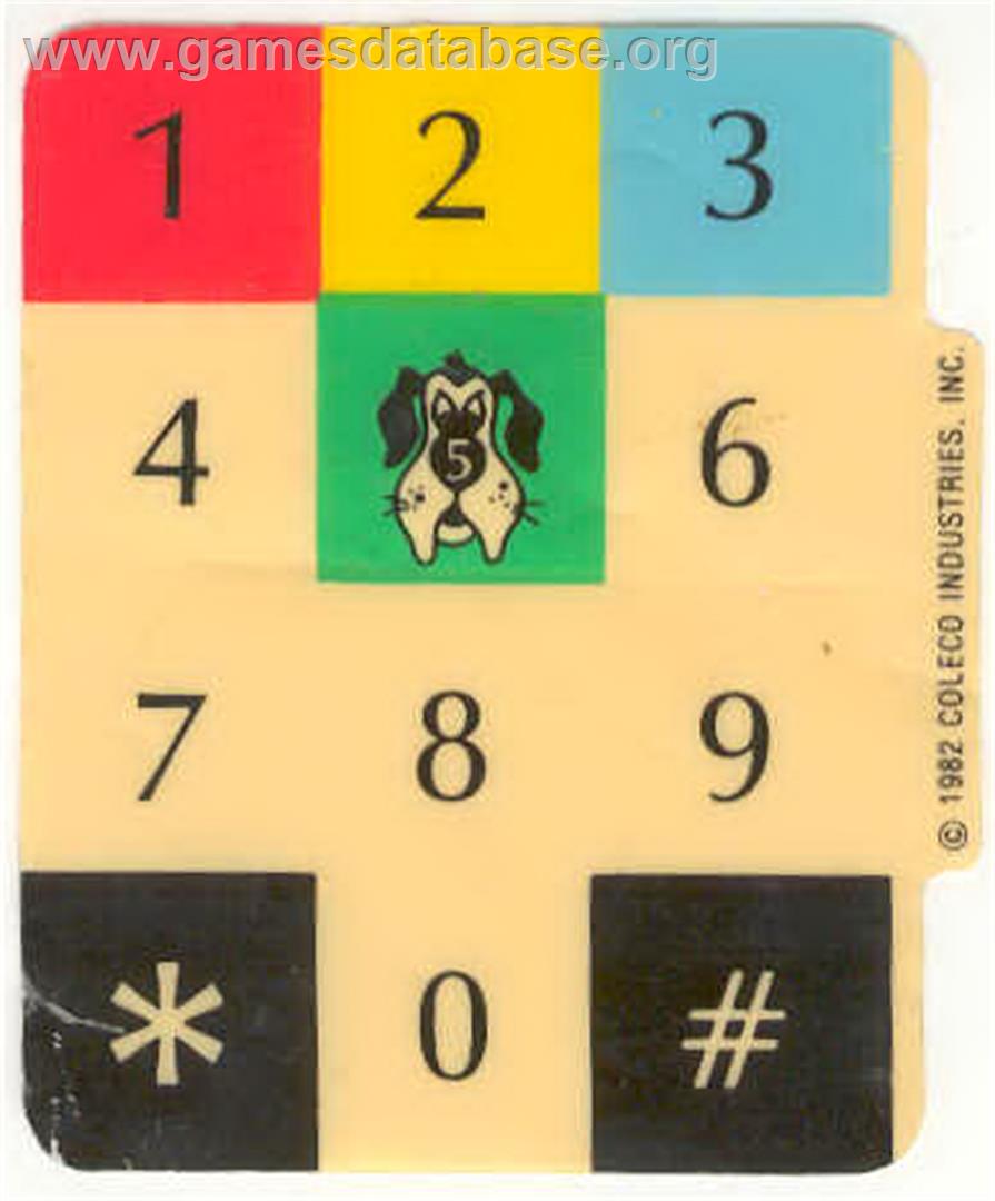 Mouse Trap - Coleco Vision - Artwork - Overlay
