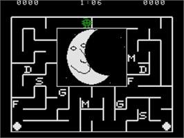 In game image of Alphabet Zoo on the Coleco Vision.