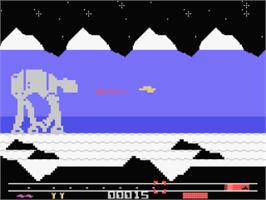 In game image of Battle Of Hoth on the Coleco Vision.