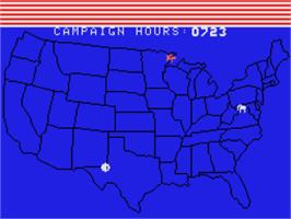 In game image of Campaign '84 on the Coleco Vision.