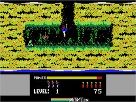 In game image of HERO on the Coleco Vision.