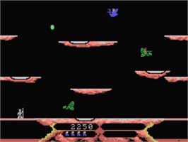 In game image of Joust on the Coleco Vision.