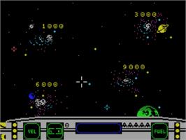 In game image of Moonsweeper on the Coleco Vision.