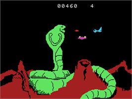 In game image of Power Lords: Quest for Volcan on the Coleco Vision.