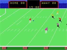 In game image of Super Action Football on the Coleco Vision.