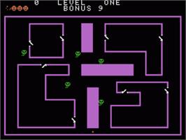 In game image of Venture on the Coleco Vision.