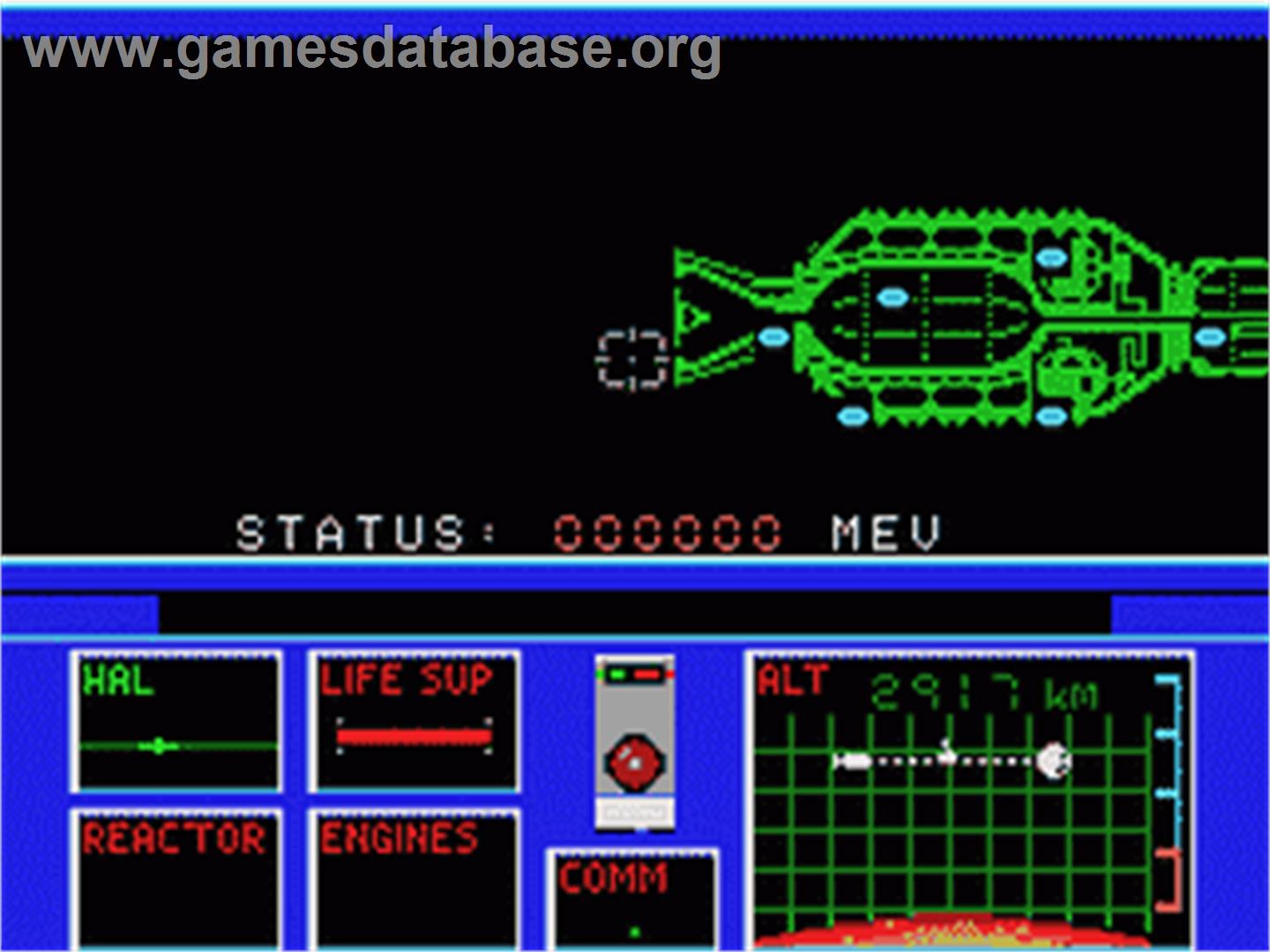 2010: The Graphic Action Game - Coleco Vision - Artwork - In Game