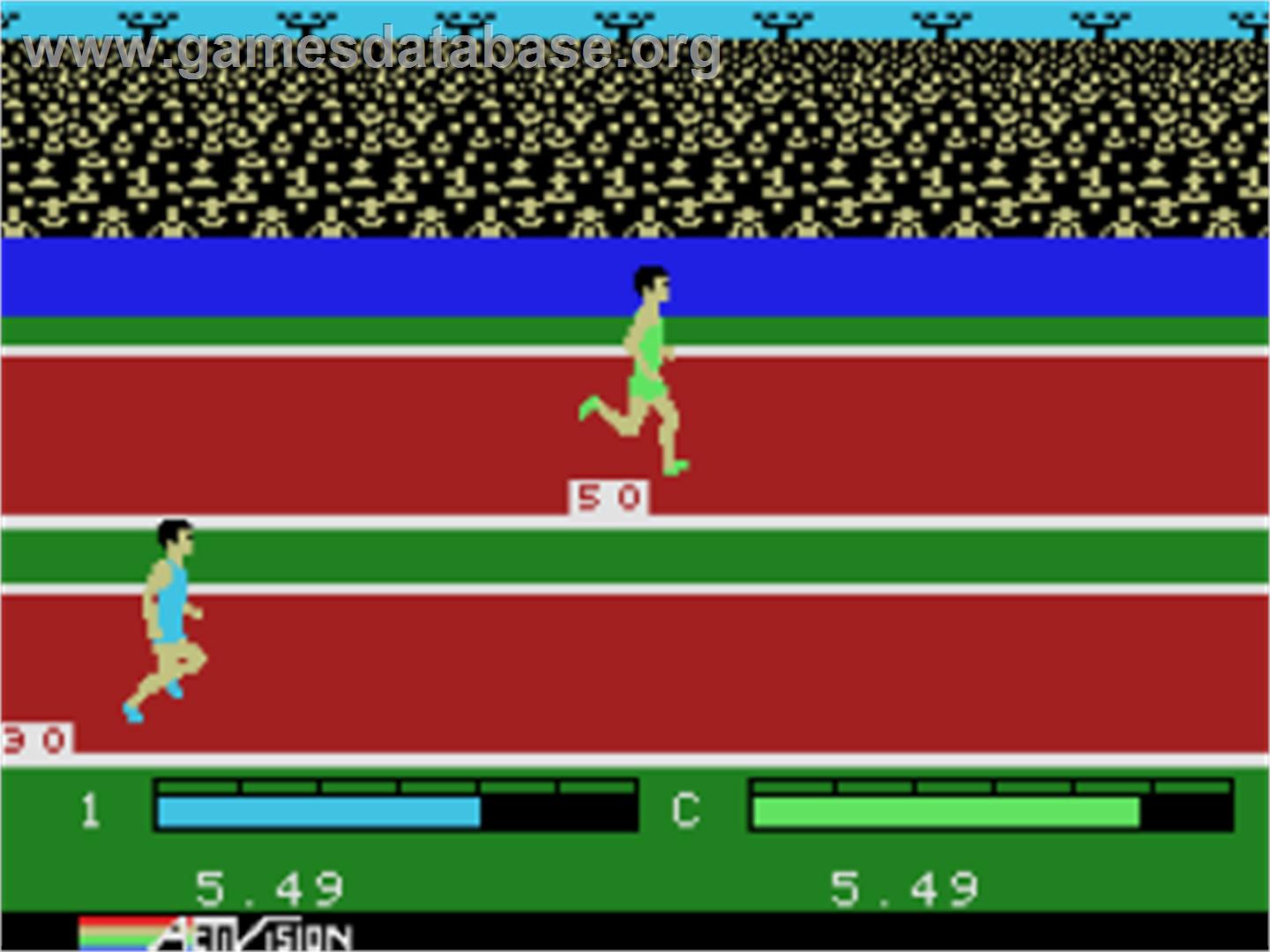 Activision Decathlon, The - Coleco Vision - Artwork - In Game
