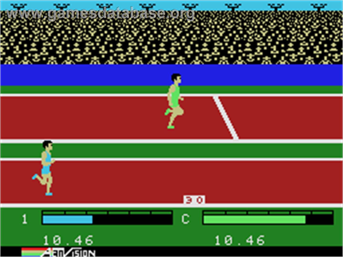 Activision Decathlon - Coleco Vision - Artwork - In Game