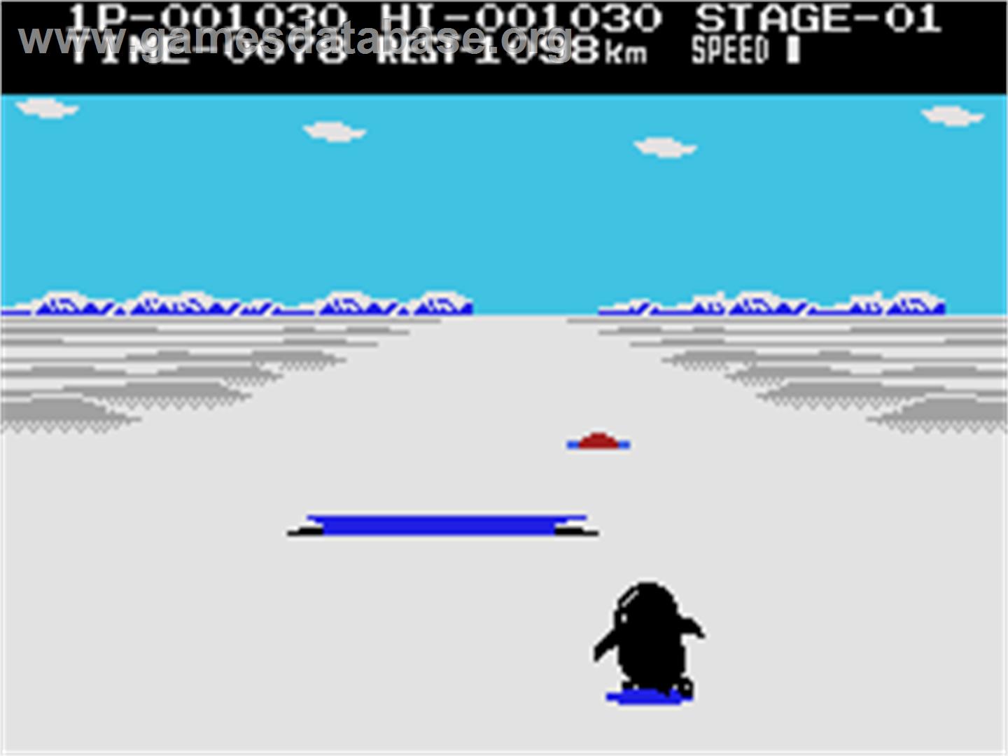 Antarctic Adventure - Coleco Vision - Artwork - In Game