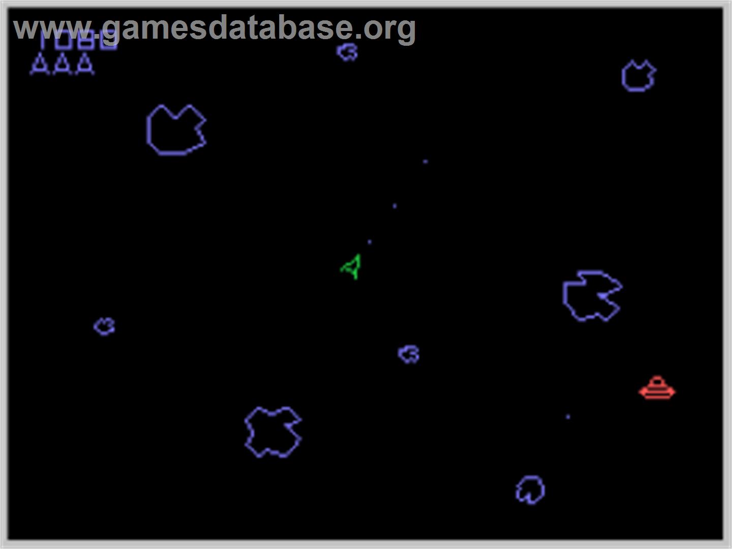 Asteroids - Coleco Vision - Artwork - In Game