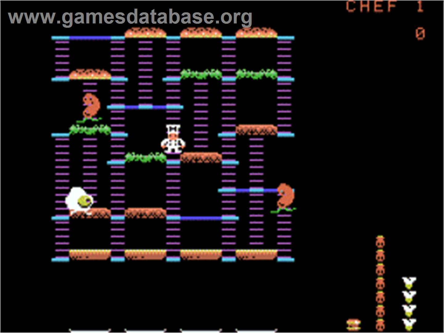 Burgertime - Coleco Vision - Artwork - In Game