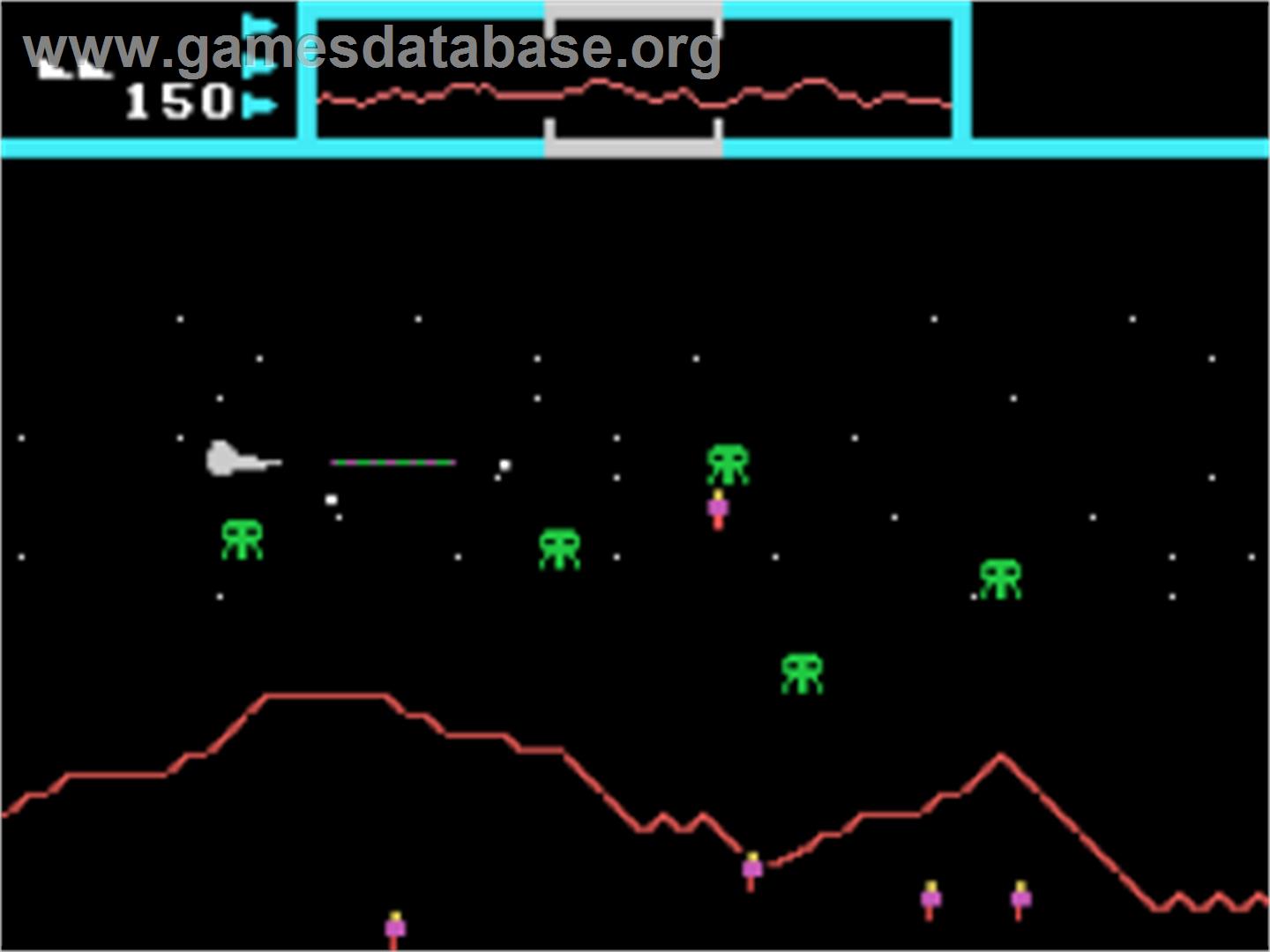 Defender - Coleco Vision - Artwork - In Game