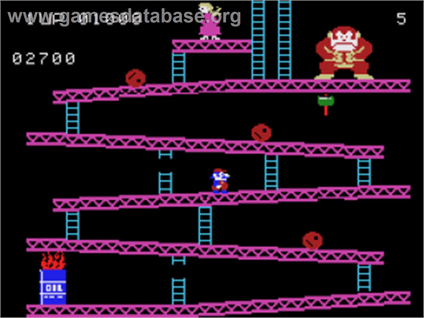 Donkey Kong - Coleco Vision - Artwork - In Game
