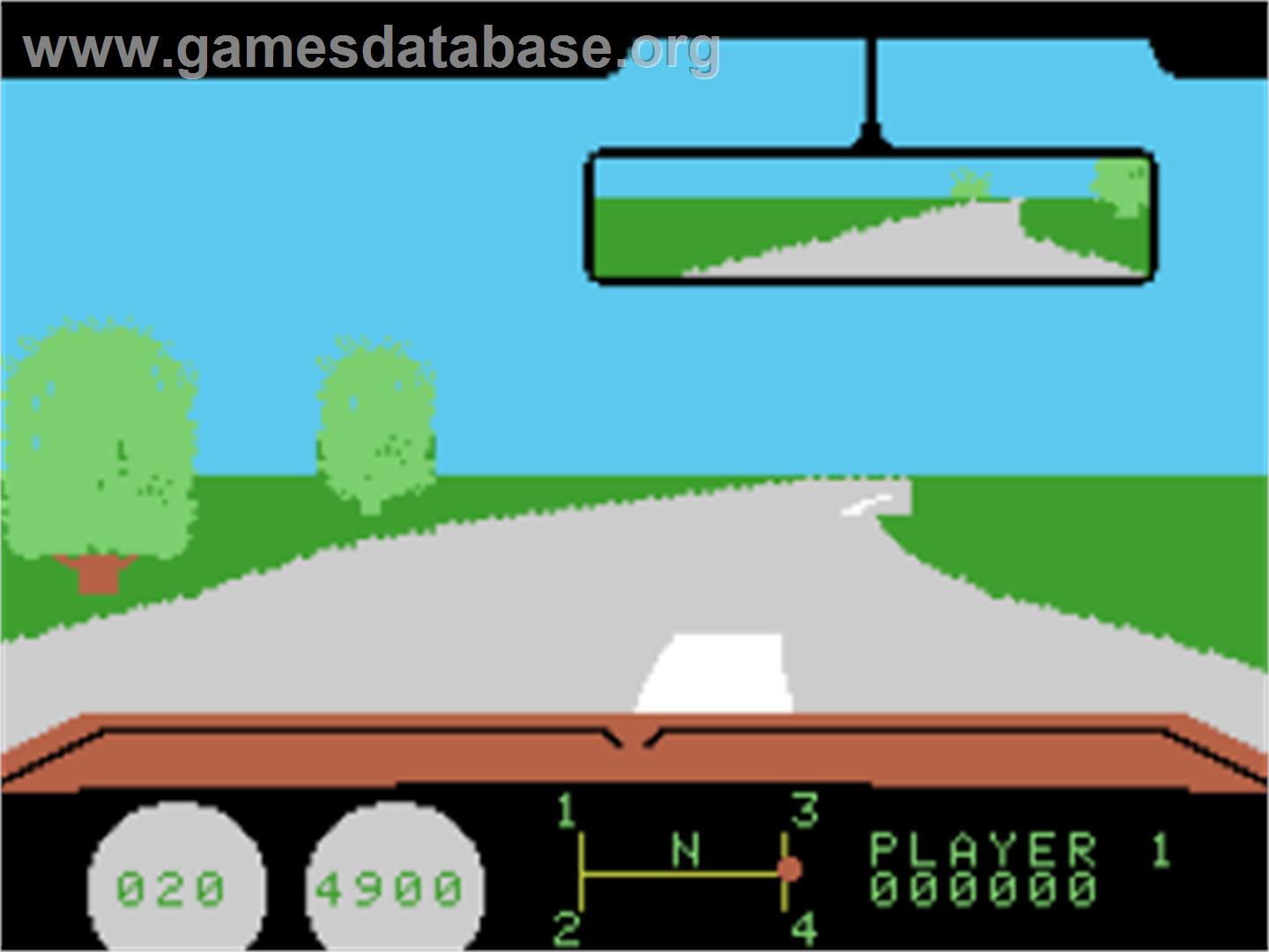 Dukes Of Hazzard, The - Coleco Vision - Artwork - In Game