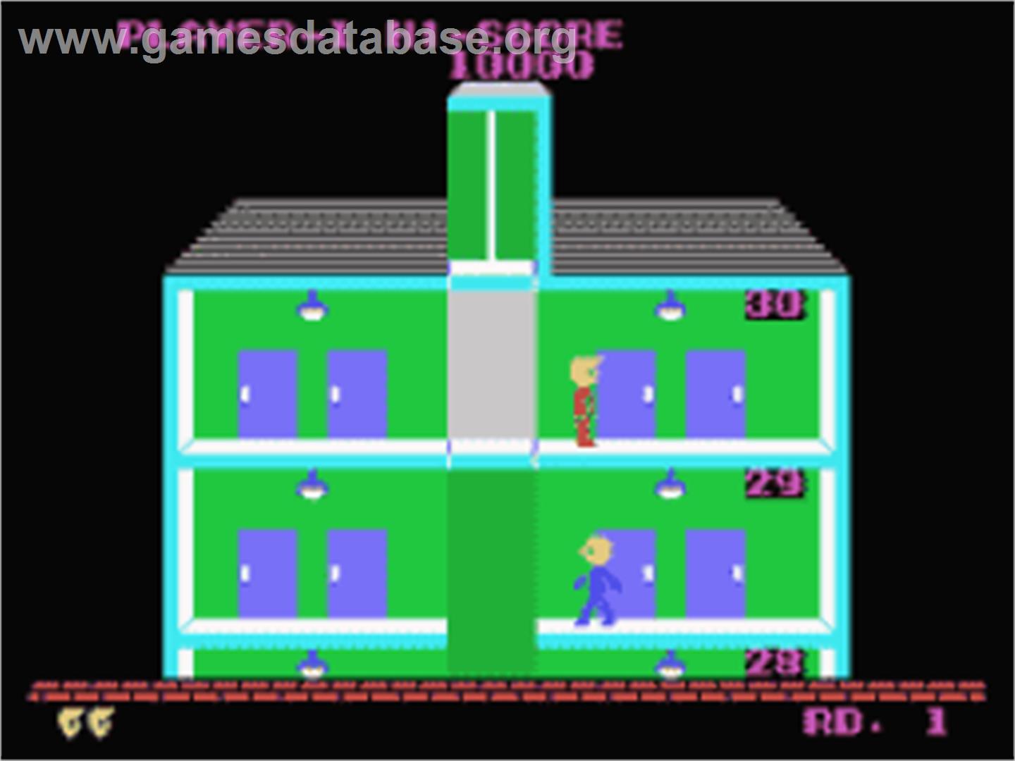 Elevator Action - Coleco Vision - Artwork - In Game