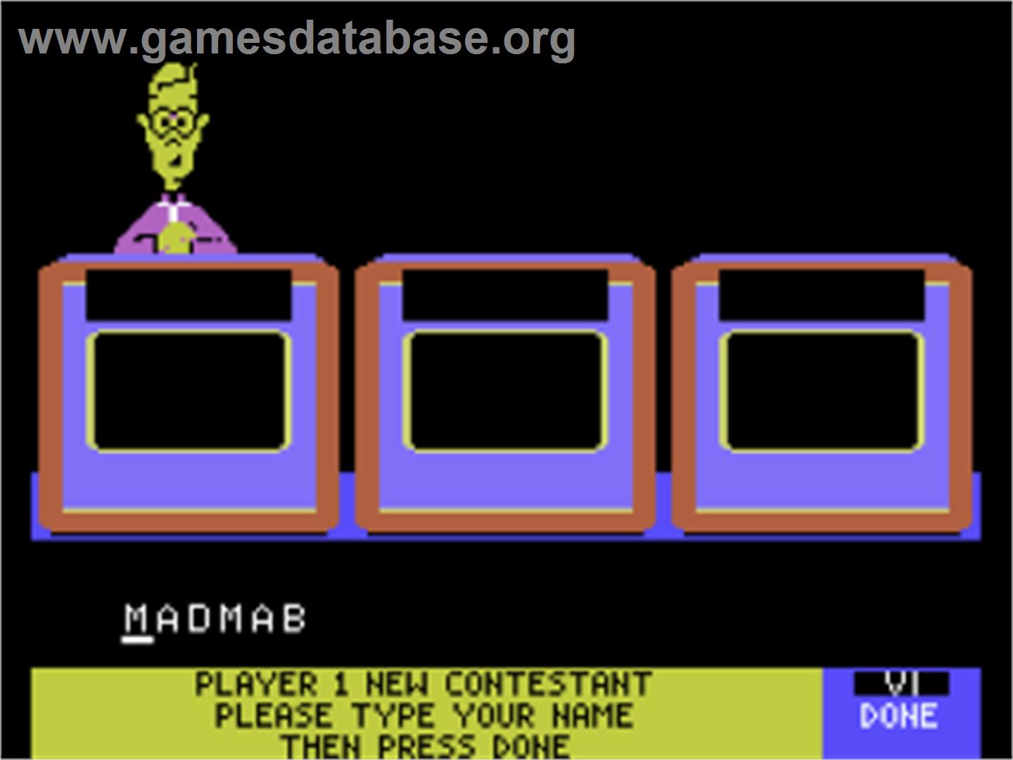 Jeopardy! - Coleco Vision - Artwork - In Game