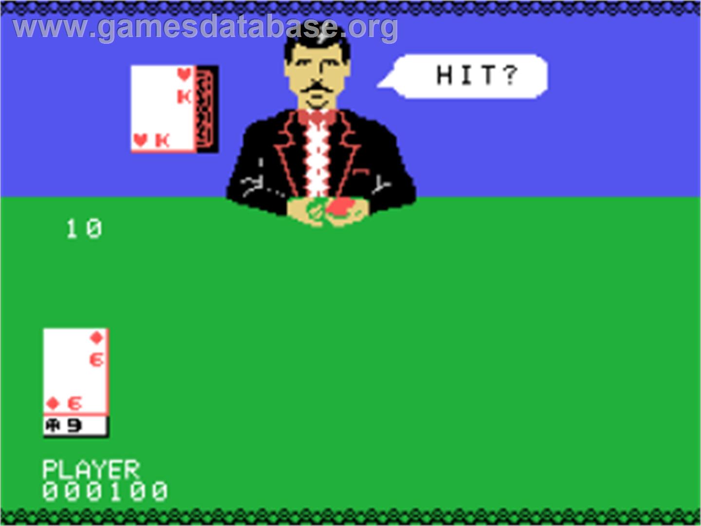 Ken Uston Blackjack/poker - Coleco Vision - Artwork - In Game