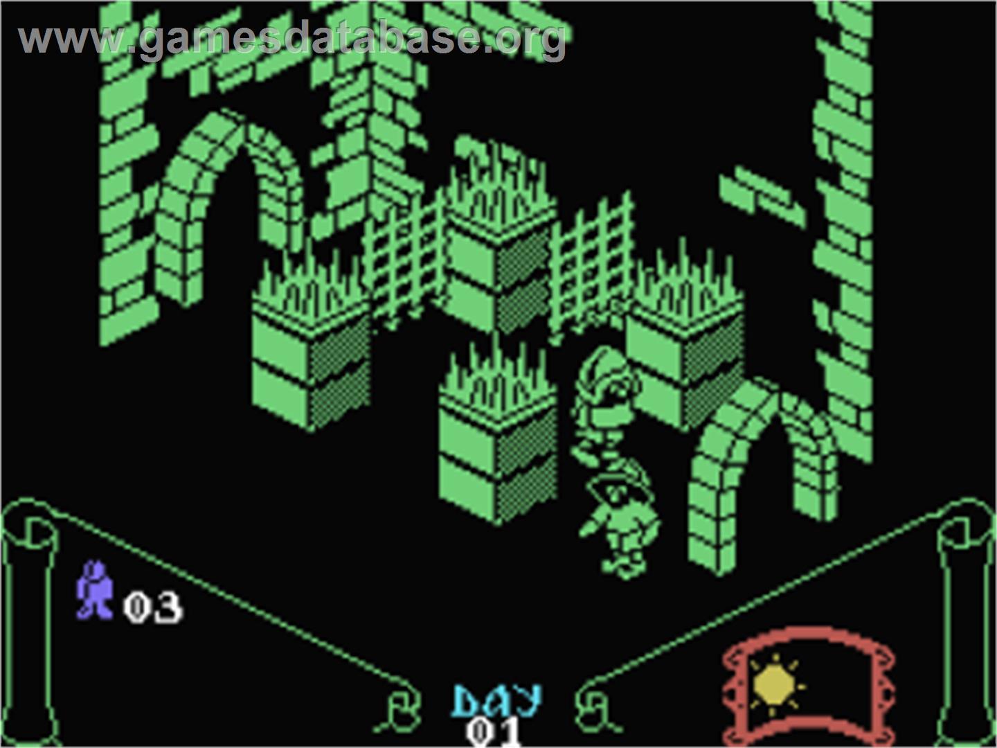 Knight Lore - Coleco Vision - Artwork - In Game