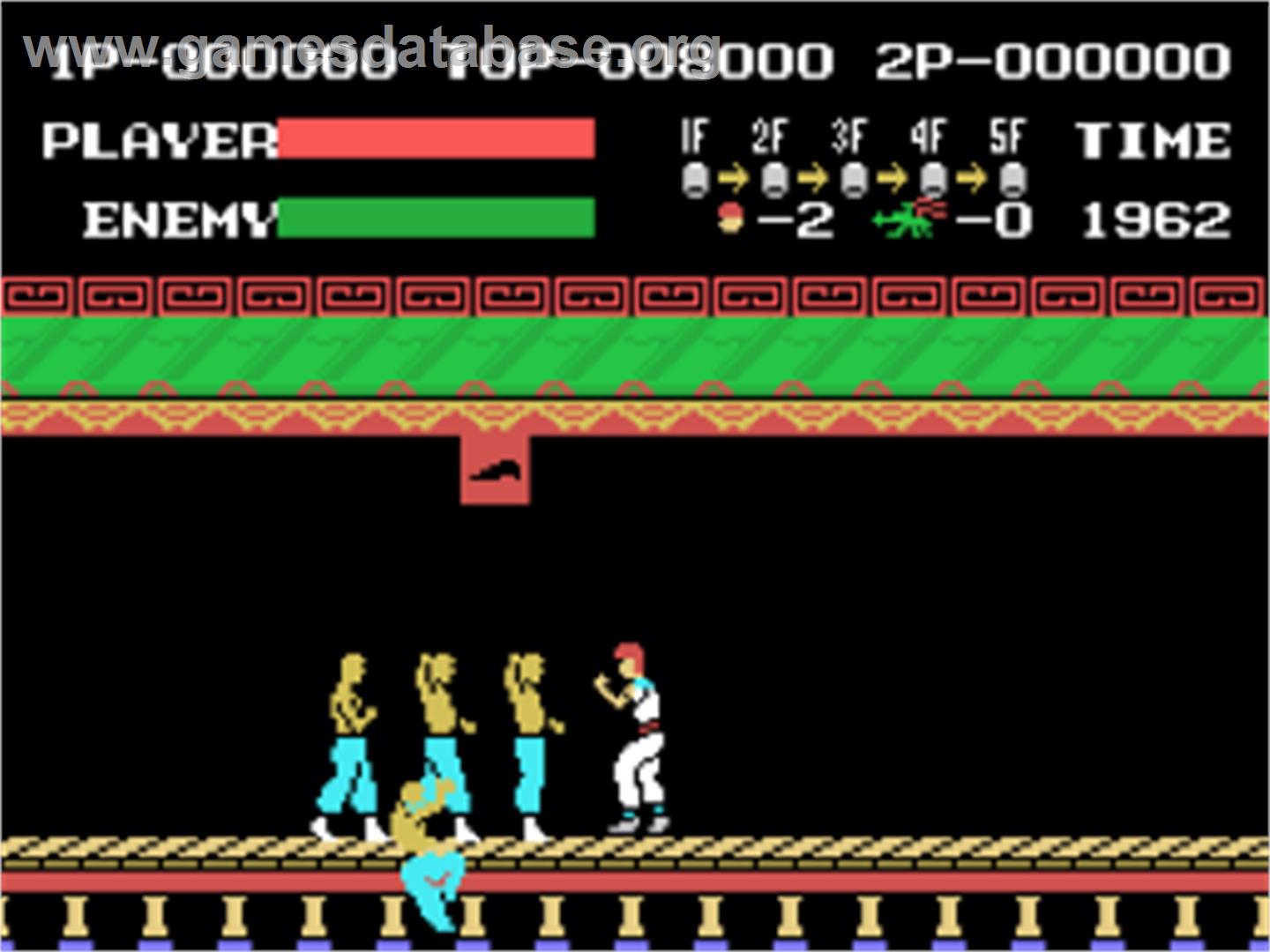 Kung-Fu Master - Coleco Vision - Artwork - In Game