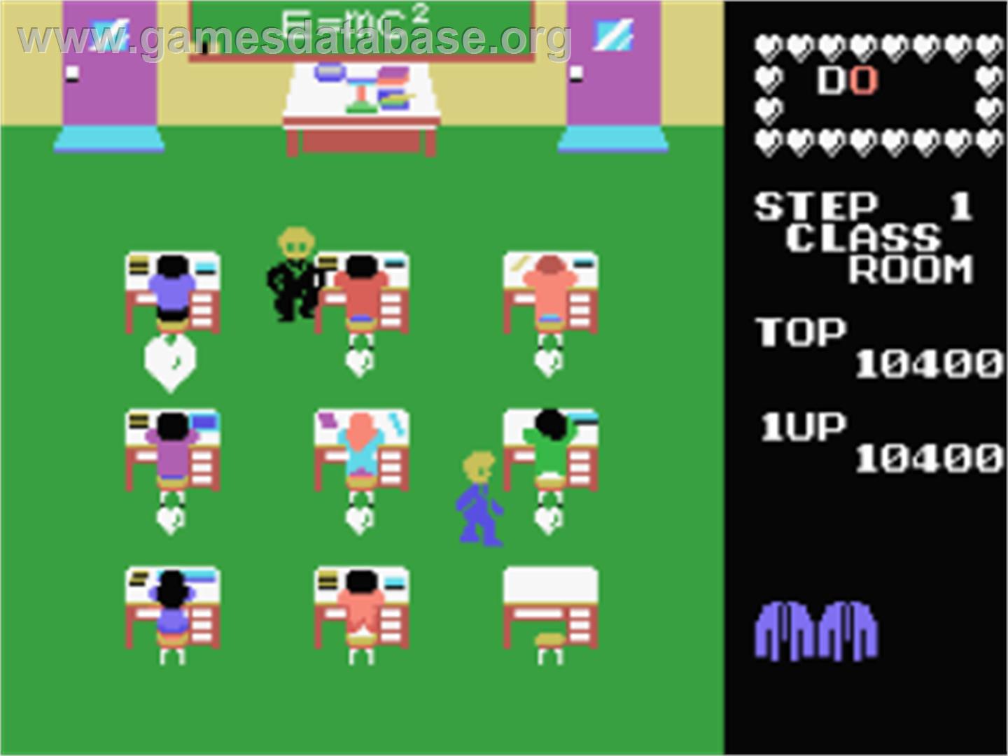 Mikie - Coleco Vision - Artwork - In Game