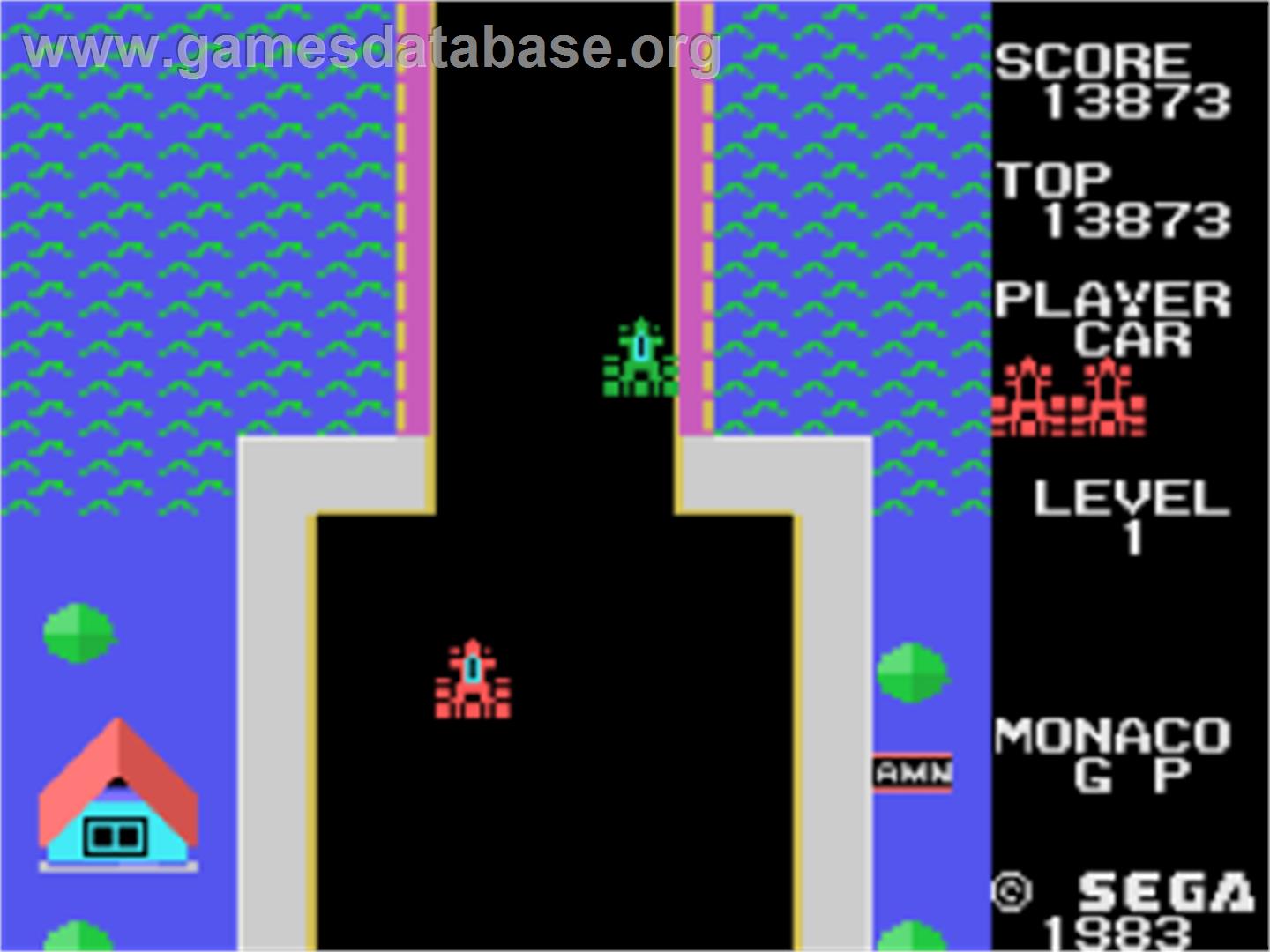 Monaco GP - Coleco Vision - Artwork - In Game