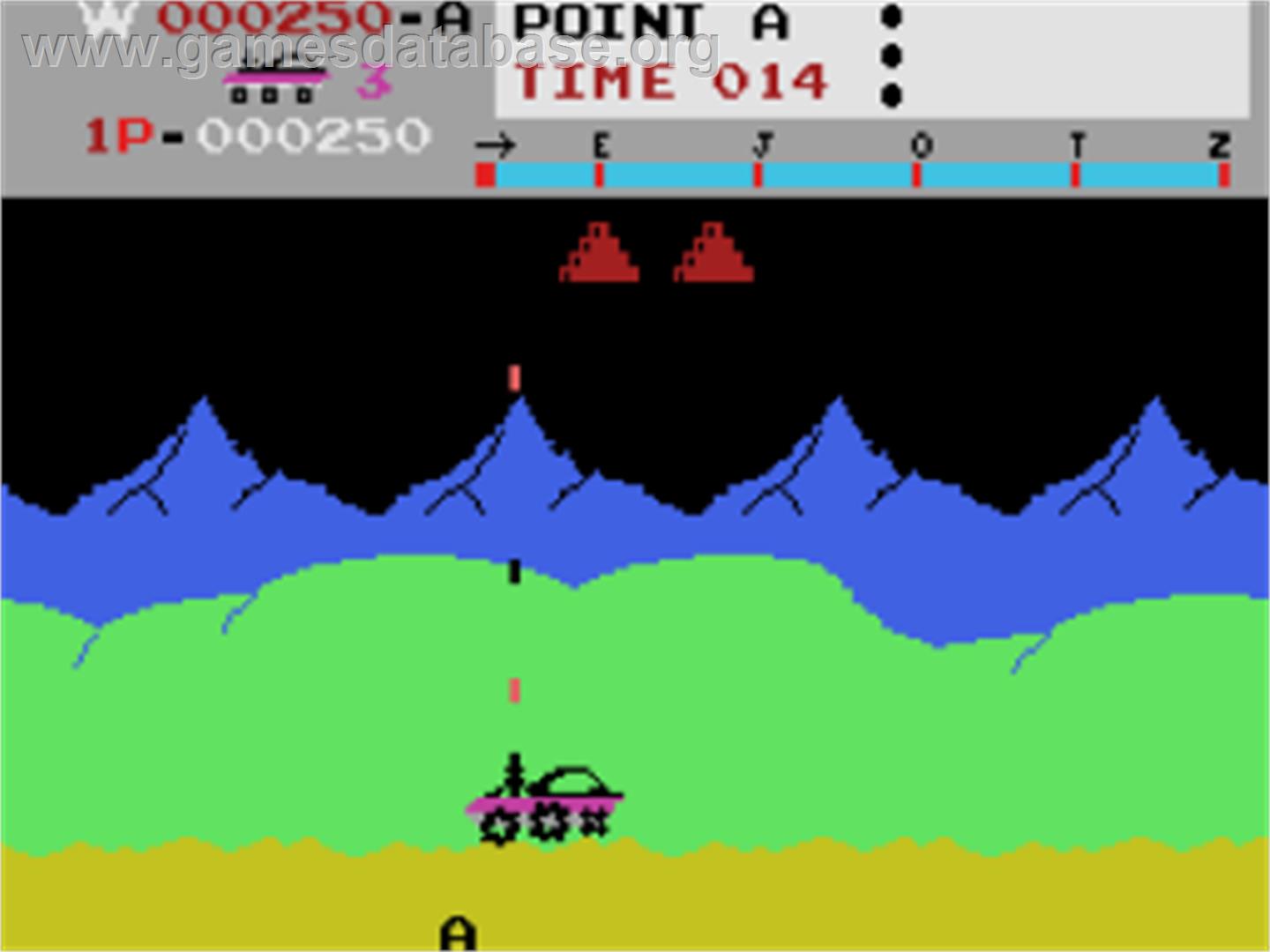 Moon Patrol - Coleco Vision - Artwork - In Game