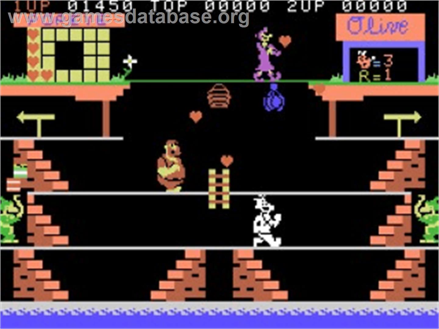 Popeye - Coleco Vision - Artwork - In Game
