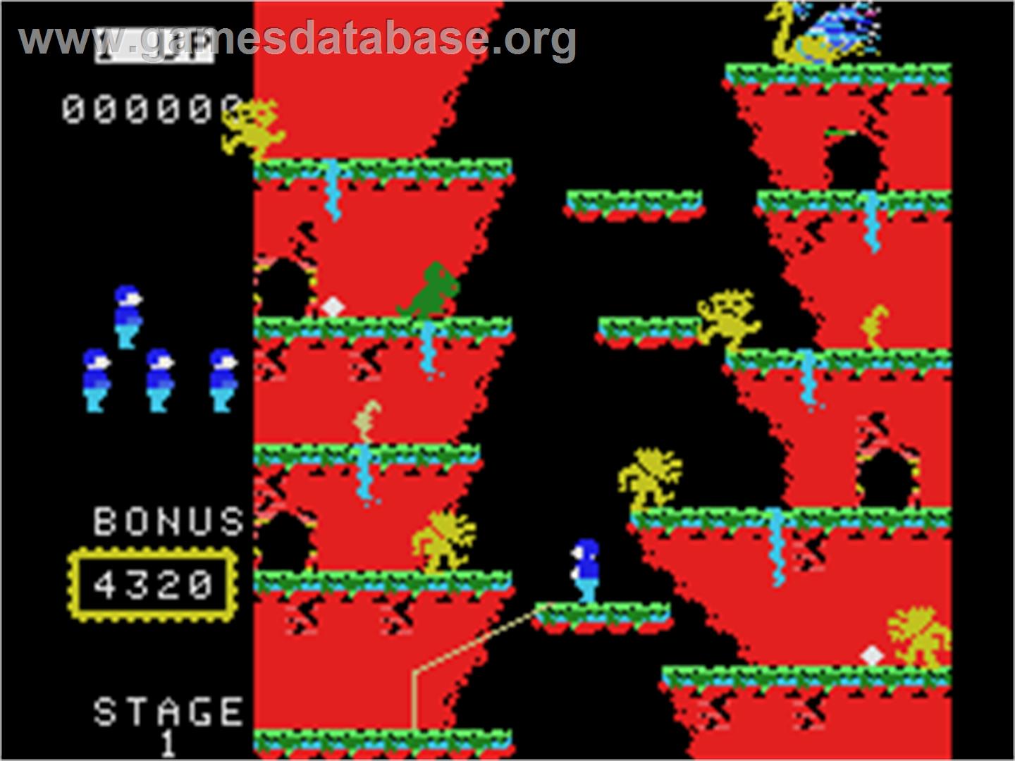 Roc'n Rope - Coleco Vision - Artwork - In Game